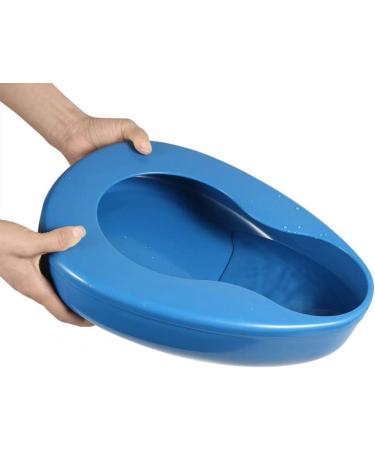 Daletu Bed Pan for Women - Comfortable & Durable PP Plastic Urinal Ideal for Seniors & Bedridden Blue Bedpan for Easy Excretion - Buy Online on GoSupps.com