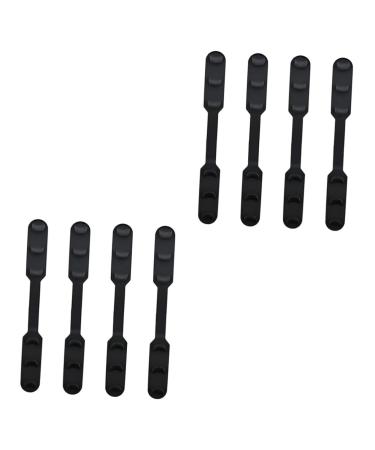 Gleavi 8 stk mask ear rope buckle earreme ear hook Ma headband strapping of the ear cup hooks for face cover hearing protection cap rubber band men and women headset 22x2.5x1cmx2pcs