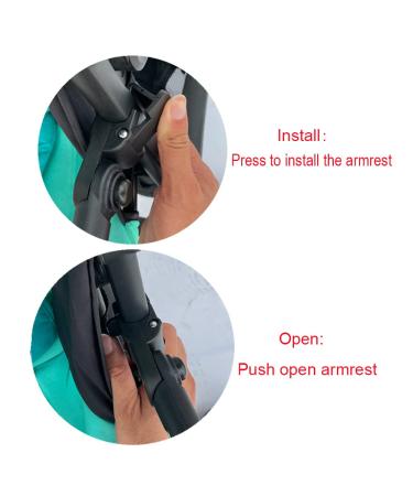 Leather Armrest Bumper for gb Pockit+ All City Stroller - Stroller Accessory by AICTIMO - Buy Online on GoSupps.com