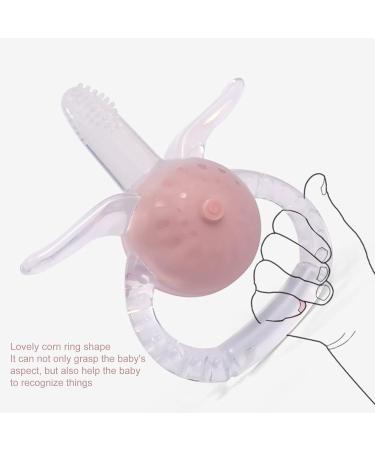 Buy Silicone Baby Teeth Toys - Cartoon Animal Shape Warm-Resistant Suction for Toddler Teething Care - Blue - Buy Online on GoSupps.com