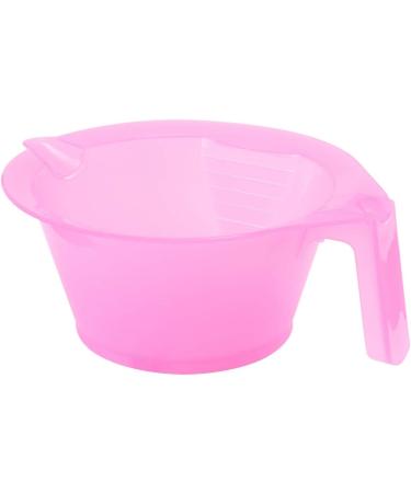 Lurrose 3pcs Hair Dye Bowl Mixing Kit - DIY Hair Colouring Tool for Salon Hairdressing - Pink - Buy Online on GoSupps.com