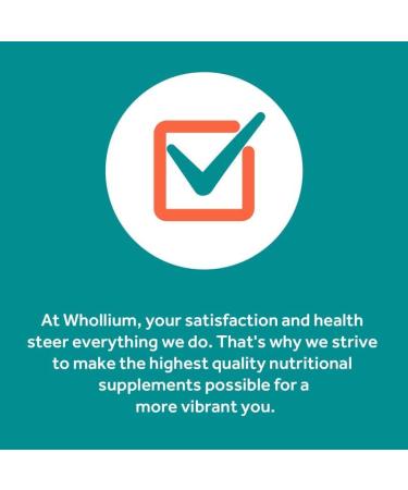 Whollium Vitamin B Complex with Methyl B12, Folate, Niacinamide & Biotin - Energy & Brain Support - 60 Vegan Caps - Buy Online on GoSupps.com
