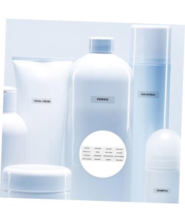 LALAFINA 60 Sheets Stickers Bottle Shampoo Tag Cosmetics Classification Label Travel Paper Skin Care Products As Shownx3pcs 12.00X4.00X0.20CMx3pcs - Buy Online on GoSupps.com