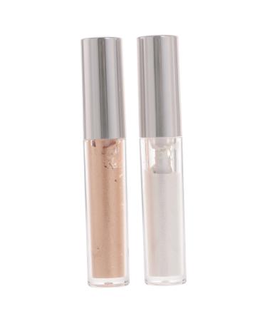 IWOWHERO 2pcs Liquid Eyeshadow Sparkly Eyeshadow Liquid Glitter Highlighter Liquid Makeup Supplies Eyeshadow Glitter Women Bling Eyeshadow Women Makeup Tools Eye Glitter Cosmetics