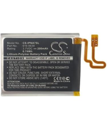 Buy Compatible Battery for App1e 616-0639 616-0640 A1446 1P0D Nano 7 - 200mAh International Shipping - Buy Online on GoSupps.com