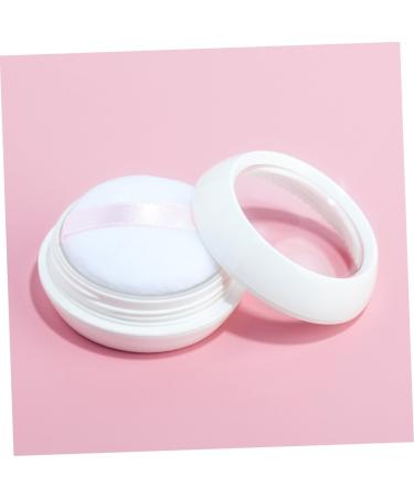 POPETPOP 2ensembles Bo te Poudre Portable Pratique Avec Poup e Poudre Conteneur Pour Cosm tique Pour Maquillage Pochettes 6.2x6.2cmx2pcs blancx2pcs - Buy Online on GoSupps.com