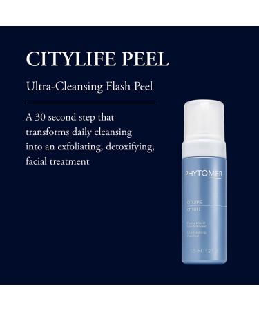 PHYTOMER Citylife Ultra Cleansing Facial Peel | Detoxifying Hydrating Exfoliator for Dull Skin | 125ml - Smooth & Soft Skin Treatment - Buy Online on GoSupps.com
