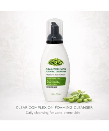 Foaming Facial Cleanser for Daily Face Washing Gentle Face Wash with Lightweight Foam Texture Suitable for Regular Skin Care Use 6 fl oz - Buy Online on GoSupps.com