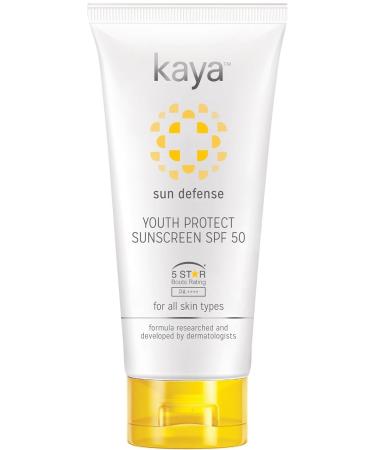 Kaya Skin Clinic Sunscreen Plus SPF 50 50ml - Ultra-Violet Protection Water Resistant For All Skin Tones Lotion for Face Unisex-Youth