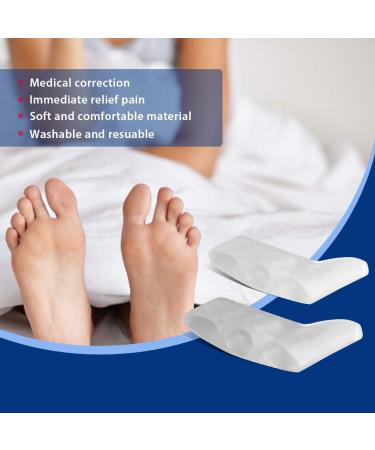 Pinky Toe Separator and Bunion Corrector for Pain Relief - Silicone Gel Protectors for Calluses, Blisters, Corns - Fits Men and Women - Buy Online on GoSupps.com