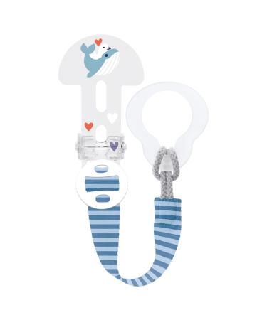 MAM Soother Clips Baby Soother Chain Fits all MAM Soothers Newborn Essentials Blue - Soother Not Included (Designs May Vary) Dark blue 1 Count (Pack of 1) - Buy Online on GoSupps.com