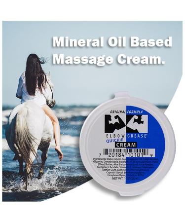 Elbow Grease Original Massage Quickie Cream (Unscented 1oz) A Rich Smooth and Effective Therapeutic & Personal Massage Original Cream 1 Ounce (Pack of 1) - Buy Online on GoSupps.com