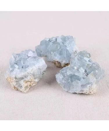 Natural Crystal Rough Wholesale Natural Blue Celestite Crystal Geode Rough Quartz Geodes 6pc - Buy Online on GoSupps.com