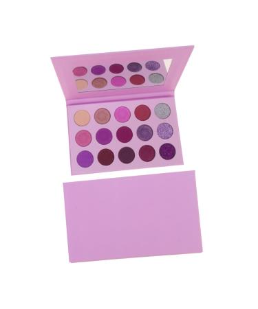 Angoily 15 Eyeshadow Makeup Palette Eye Shadow Miss Make up Kit Pearlescent 1 count (Pack of 1) Purple