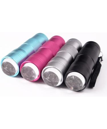 Mini LED UV Nail Dryer - Fast Drying Gel Polish Curing Lamp | 12 LED Flashlight | Quick Dry Nail Art Tool - Blue - Buy Online on GoSupps.com