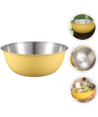 ABOOFAN Egg with Scale Stainless Mixing Bowls Containers with Lids Serving Dishes for Entertaining Steel Dip Bowls Kitchen Storage Bowl Fruit Storage Basin Stainless Steel 19X19CM As Shown - Buy Online on GoSupps.com