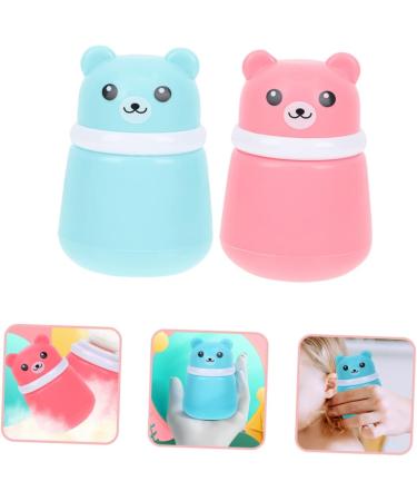 BELLIFFY 2pcs Powder Puff Box Set - Baby Bath Support & Makeup Application | Body Powder Dispenser with Holder | Kids Kickstand & Newborn Sponge Included - Buy Online on GoSupps.com