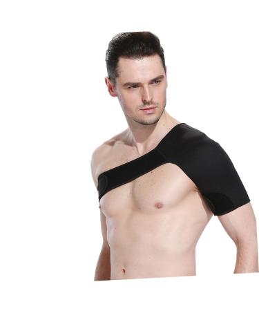 FRCOLOR Adjustable Left Shoulder Immobilizer Brace - Support & Protection for Fitness & Basketball - Durable Nylon Cuff Protector (66X24X1CM Black - Buy Online on GoSupps.com