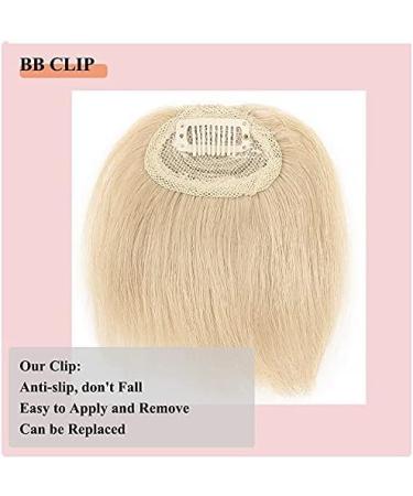 Elailite Irregular Style Human Hair Fringe Bangs Clip in Extension - #60 Platinum Blonde - Buy Online on GoSupps.com