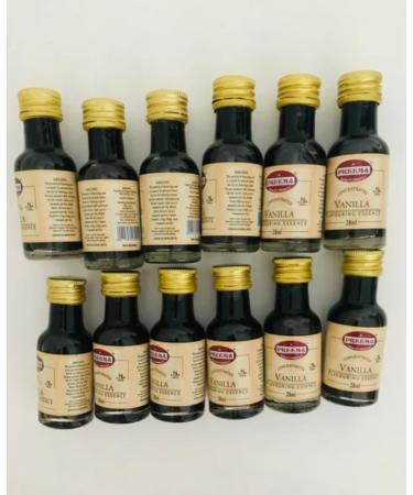 Preema | Vanilla Flavouring Essence 12X28ml | Prefect For Baking | Halal | Premium Quality - Buy Online on GoSupps.com