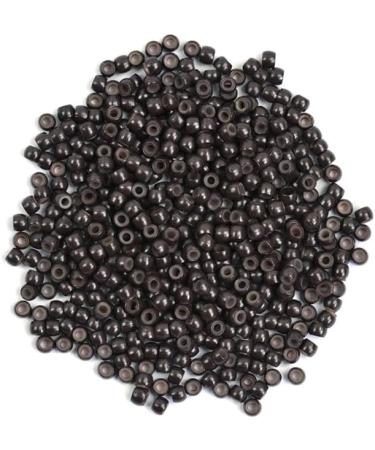 500pcs 3.0mm Dark Brown Silicone Nano Rings Hair Extension Beads for Micro Links - Buy Online on GoSupps.com