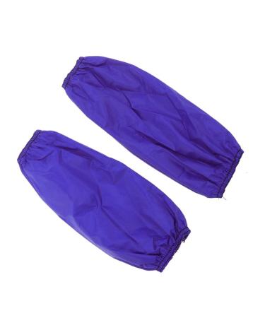 Fomiyes 5 pairs pvc sleeves protective sleeves arm gums for the kitchen sleeve iron board cover sleeve-protect arm sleeves waterproof army pulp cleaning sleeves oil resistant poor cuff arm protection blue m