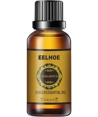 Ginger Oil for Weight Loss & Lymphatic Drainage - Detoxifying Slimming Massage Oil (1PC) - Buy Online on GoSupps.com