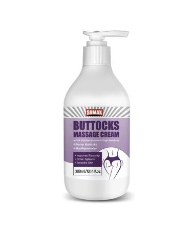 Generic 10.14oz Buttocks Massage Cream Hip Body Lotion Contains Collagen and Stem Cell Essence to Tighten The Skin Moisturize and Create A Full Natural and Elastic Hip White