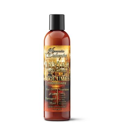 Caviar Anti-Aging Conditioner | Moisturizes hydrates and protects | Color Safe | Sulfate and Paraben-free | Certified Organic Ingredients | 8 oz. (VOLUME: For Fine Dry Hair)