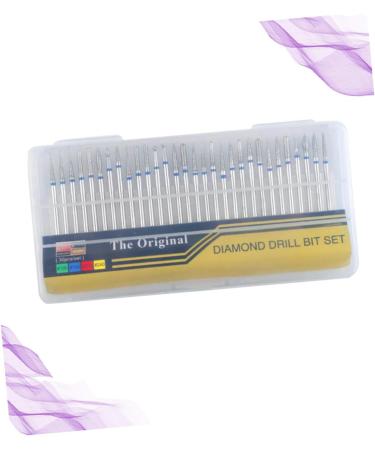 FRCOLOR 30pcs Nail Drill Tips Nail Art Tool Kit Manicure Drill Bits Diamond Drill Bits Manicure Tools and Equipment Nail Drill Bits Nail Grinding Head Sanding Removal Tool Clean - Buy Online on GoSupps.com