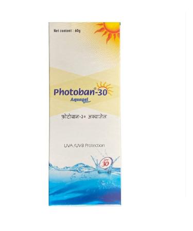Photoban-30 Aquagel UVA/UVB Protection Sun Care Pimple Scars 30 gm