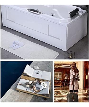 VASANA Hotel Slippers for Women & Men | 2 Pairs Soft Open Toe White Spa Slippers for Guests & Parties - Buy Online on GoSupps.com