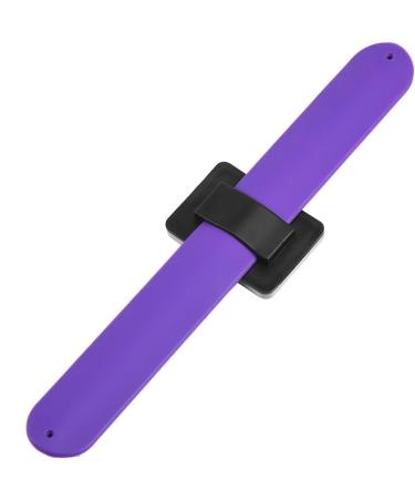 Magnetic Wrist Band Silicone Magnetic Pin Holder Bracelet 4 Color Hairpin Hair Grip Holder for Sewing Quilting Hair Bobby Pins Sewing Needles - Hair Clip Holder and Hairdressing Accessory (Purple) - Buy Online on GoSupps.com