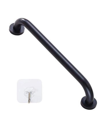 16 Inch Stainless Steel Shower Grab Bar,ZUEXT Oil Rubbed Black Shower Handle,Bathroom Balance Bar,Safety Hand Rail Support Bar for Handicap Elderly Injury,Senior Assist Bar,Wall Concealed Mount Handle 16 inch oil rubbed stainless steel