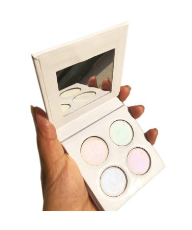 SZDYM 4 Colors Pigmented Eyeshadow Palette cosmetic duochrome Matte eyeshadow Creamy Texture Blendable Natural Colors Long Lasting Make Up (Make up-2)