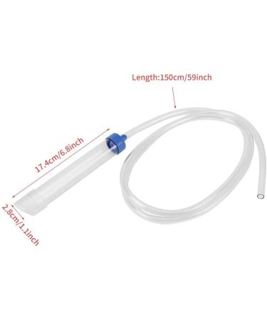 Aquarium Water Changer 59inch Length Fish Tank Manual Cleaning Tool Aquarium Manual Water Changer Gravel Cleaner Siphon Tube Fish Tank Cleaning Tool - Buy Online on GoSupps.com
