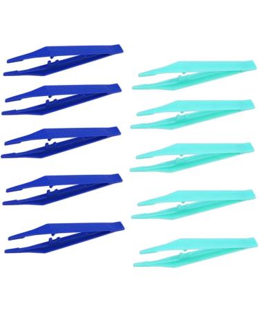 Beaupretty 30-Pack Tinker Tweezers for Pearl Accessories & Eyelash Extensions | Precision Handicraft Tools in Blue & Pink - Buy Online on GoSupps.com
