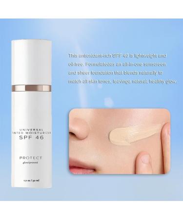 Matte Universal Tinted Moisturizer SPF 46 Sheer Coverage Anti-Ageing Tinted Face Sunscreen Broad Spectrum Protection Against UVA and UVB Rays 1.7 oz - Buy Online on GoSupps.com