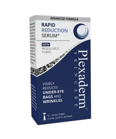 Plexaderm Rapid Reduction Eye Serum - Advanced Formula - Anti Aging Serum Visibly Reduces Under-Eye Bags, Wrinkles, Dark Circles, Fine Lines & Crow's Feet Instantly - Instant Wrinkle Remover for Face
