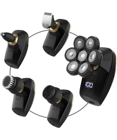 7D Waterproof Electric Shaver for Men - Floating Head Razor with LCD & USB Charge | Multifunction Trimmer - Buy Online on GoSupps.com