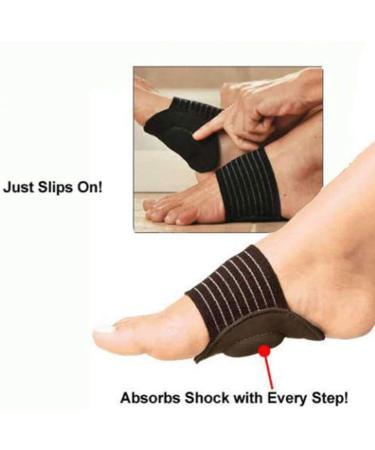 PediMend Arch Support Cushion for Flatfoot - 4 Pair (8PCS) - Foot Care Sleeve for Flatfoot Corrector - Unisex - Buy Online on GoSupps.com