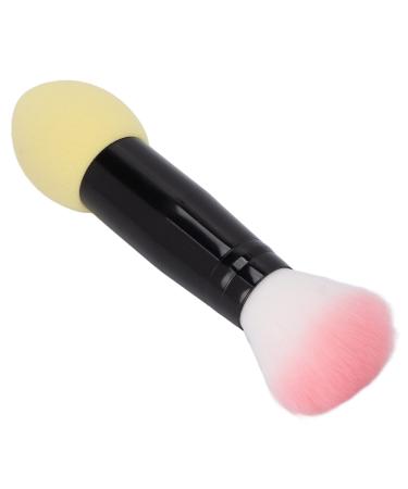 Verdant Touch Blush Brush Face Blush Powder Brush Double Ended Makeup Brushes Yellow Multifunctional Single Face Blush Powder Makeup Tool