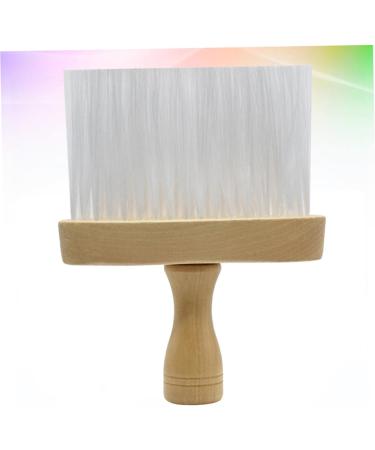 Frcolor Barber Dust Brush - Vintage Wooden Shaving Brush & Hairdressing Tool | Salon Cleaning Brush 15x12x12cm - International Shipping Available - Buy Online on GoSupps.com