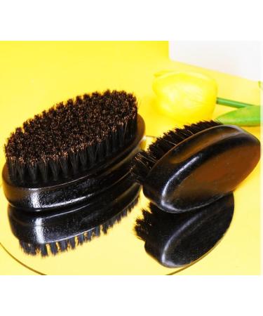 Beard Brush for Men & Beard Comb Set Scissors Grooming Kit Natural Boar Bristles with Black Walnut Wood Dual Action Wood Comb for Grooming Beards and Mustaches for Christmas Gift (Black) - Buy Online on GoSupps.com