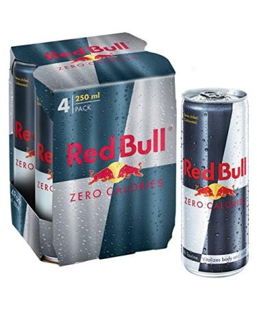 Red Bull Calories Red Bull Zero 4 x 250 ml