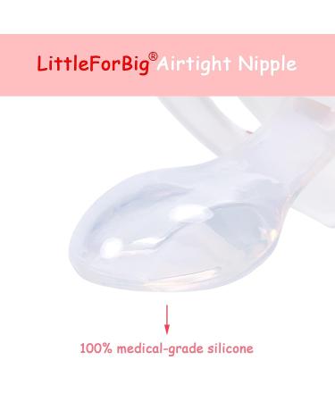 LittleForBig Bigshield Generation-II Adult Pacifier - Baby Cuties Pattern White Bear - Buy Online on GoSupps.com