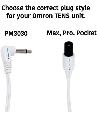 Discount TENS Omron Compatible Lead Wires - Replacement for Omron Electrotherapy Devices (Max Pro Pocket 2 Snap) - Buy Online on GoSupps.com