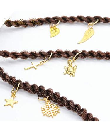 340 Pieces Hair Clip Set - Dreadlocks Beads & Aluminum Hair Jewelry Rings for Braids - Gold & Silver Accessories - Buy Online on GoSupps.com