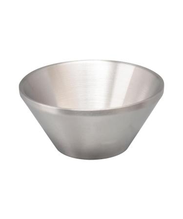 Colcolo Stainless Steel Shaving Bowl - Luxurious 12 cm Shaving Mug with Tactile Texture - Perfect for Smooth Shaves - Buy Online on GoSupps.com