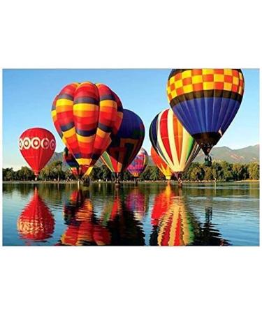 1000 Piece Wooden Jigsaw Puzzles for Adults Kids Various Hot Air Balloons Modern Home Decoration Fun Picture Puzzle Unique Birthday Gift520 Pieces